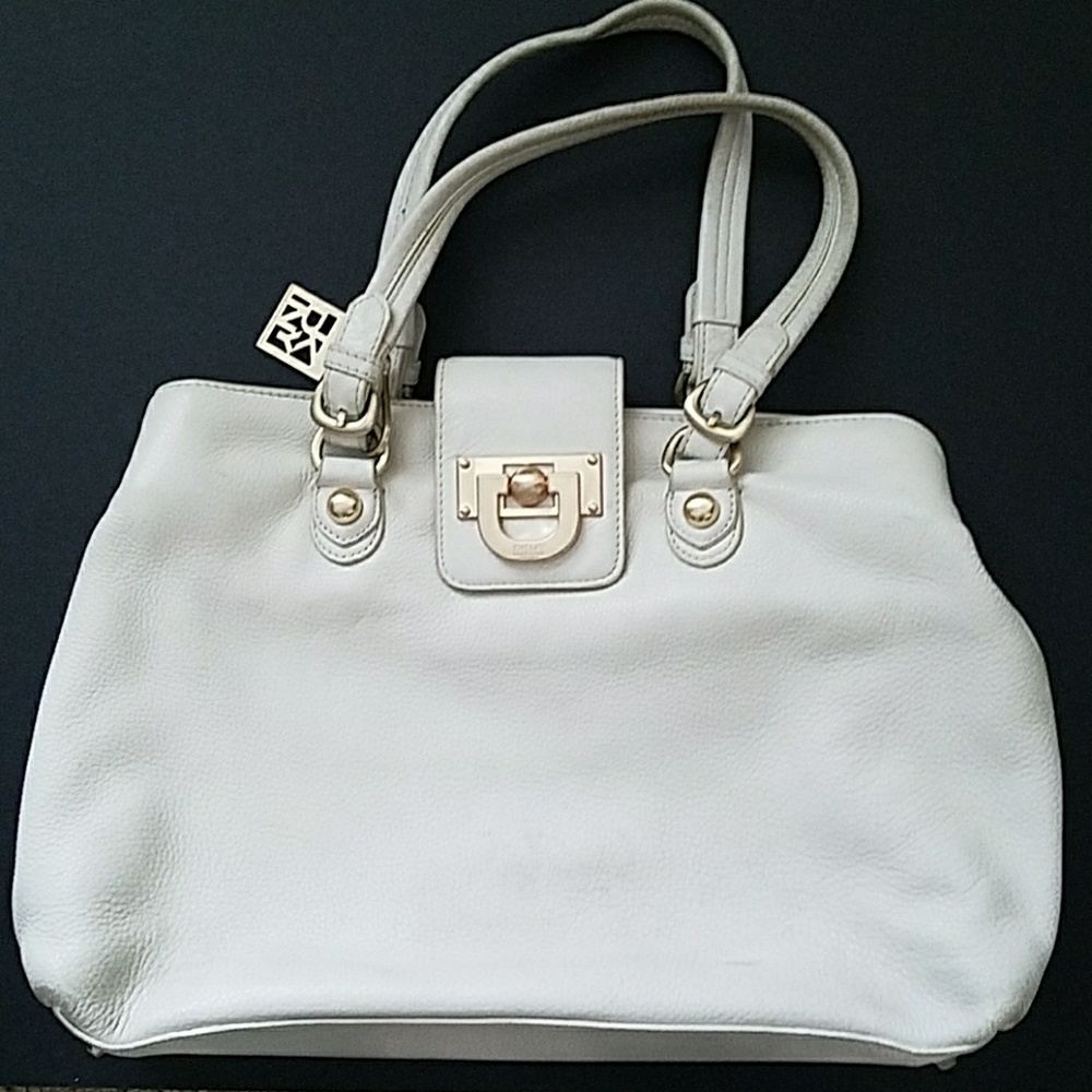 DKNY Leather Satchel